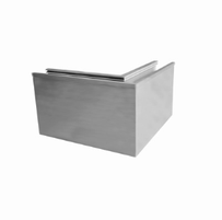Esquina externa para sistemas de canales de aluminio